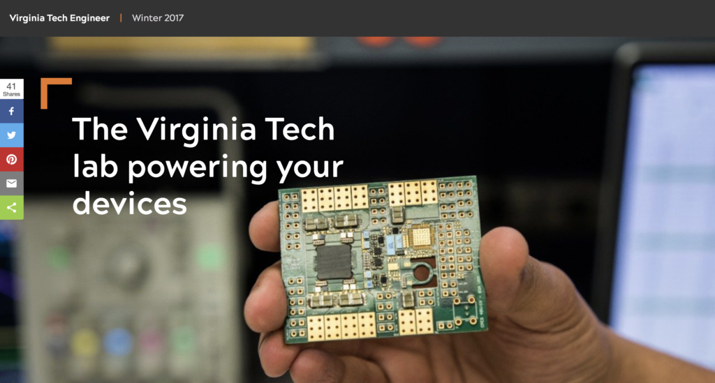 Powerlab Virginia Tech The Virginia Tech lab powering your devices (VT Engineer Magazine ...
